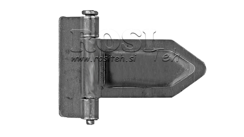 TRIANGULÆR TRAILER SIDE PANEL HENGSEL - STOR