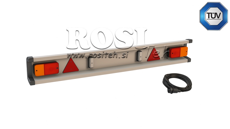 TRAILER BUMPER TÜV MODEL MED LYS 2150MM