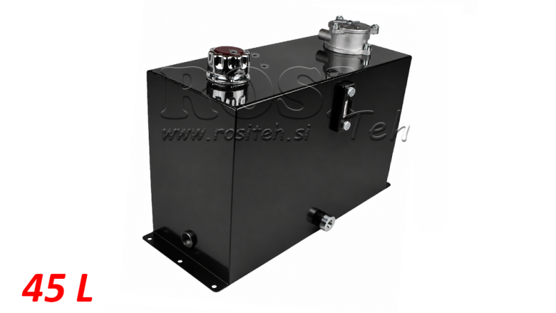REZERVOAR KOVINSKI 45 LITER KOCKA 400x255x600mm KOMPLET Z OPREMO