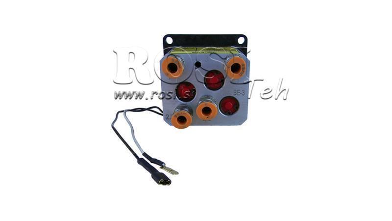 3 VEJ PNEUMATISK JOYSTICK