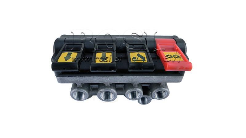 4 VEJ PNEUMATISK KONTROLLER
