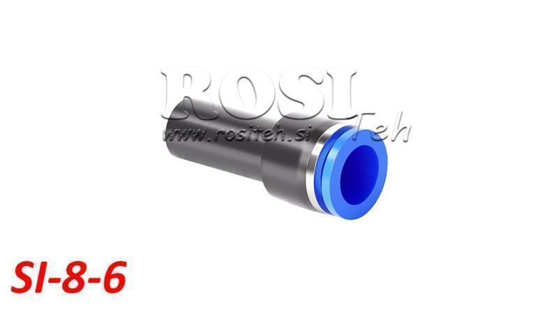 PNEUMATISK PLUG-IN REDUKTORFORBINDELSE TPA UDEN GANG SI-8-6