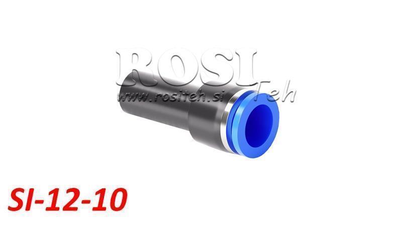 PNEUMATISK PLUG REDUCER FORBINDELSE TPA UDEN TRÅD SI-12-10