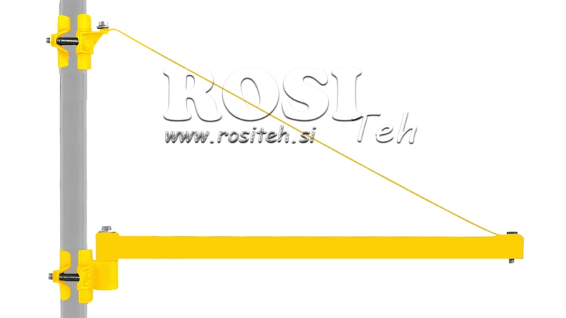 Svingarm til elektrisk vinsch DWI 750 mm 1000 kg