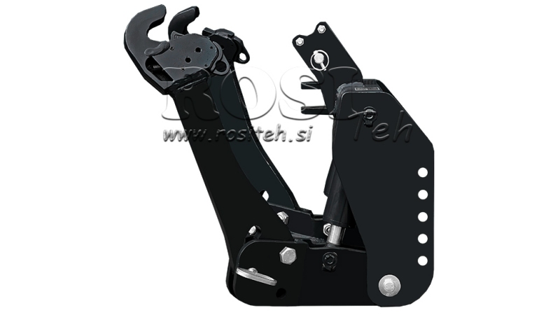 UNIVERSAL FRONTLIFT FOR TRAKTOREN KAT. 2 1500KG SORT (RAL 9005)
