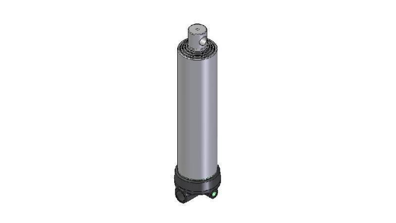 3648F -TELESCOPISK CYLINDER HUL - HUL 4 TRIN REJSE 1710 FI 124