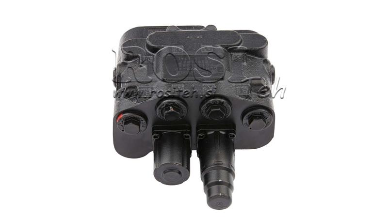 HYDRAULISK KONTROL VENTIL DLM-122/2 2xP80 L/min LASTFØLSOM MED FLYDENDE FUNKTION