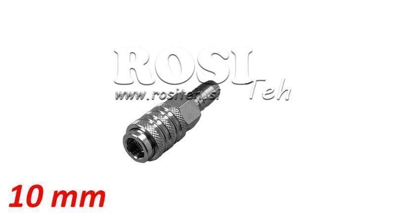 PNEVMATSKA HITRA SPOJKA ŽENSKA SMREKICA 10mm - DN7,2