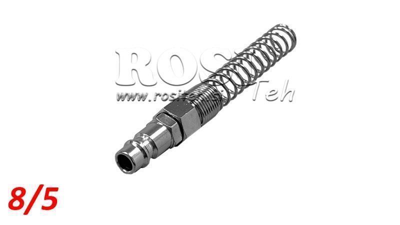 PNEVMATSKA HITRA SPOJKA MOŠKA VZMET 8/5 - DN7,2