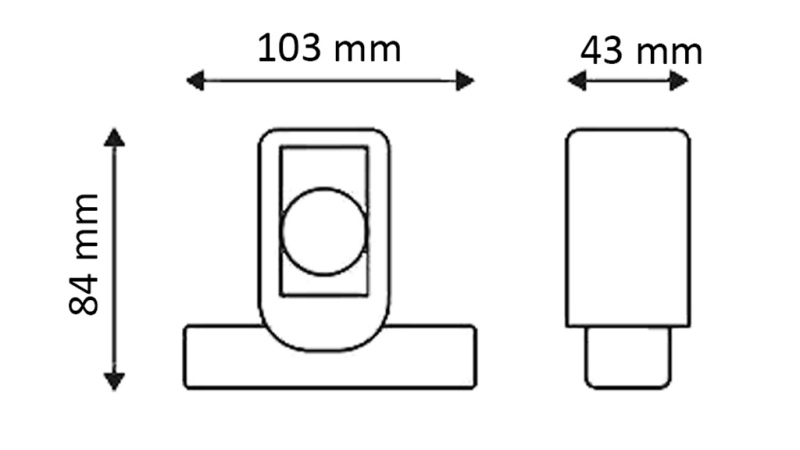 LED SIDELYGTE TIL TRAILERE (KVADRAT) – HVID – ORANGE – RØD