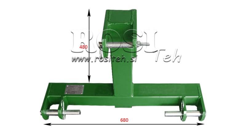 VLEČNA KLJUKA ZA TRITOČKOVNI PRIKLOP KAT.1