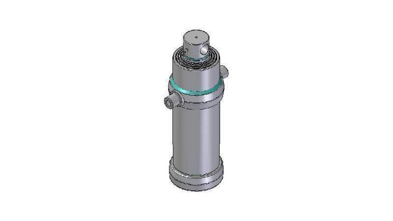 4048F -TELESCOPISK CYLINDER STANDARD/HUL 4 TRIN SLAG 1950 FI 190