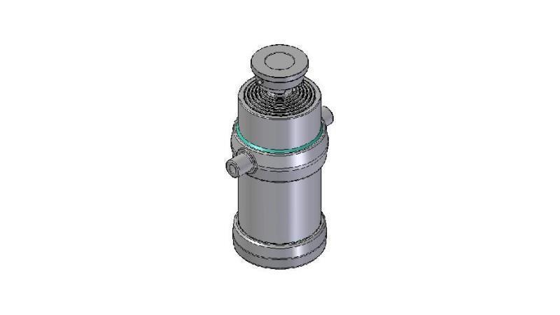 6053S -TELESCOPISK CYLINDER STANDARD/BALL 6 TRIN SLAG 2175 DIAMETER 215
