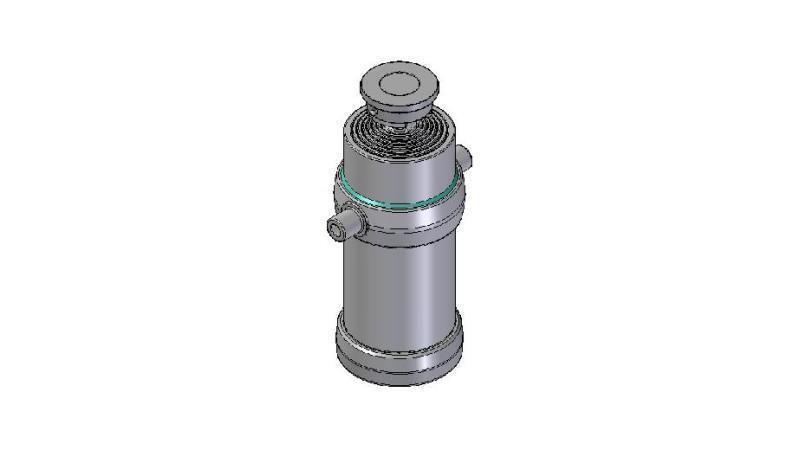 6054S -TELESCOPISK CYLINDER STANDARD/BALL 6 TRIN SLAG 2475 DIAMETER 215