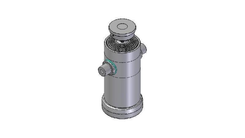 6066S -TELESCOPISK CYLINDER STANDARD/BALL 6 TRIN SLAG 2640 DIAMETER 240
