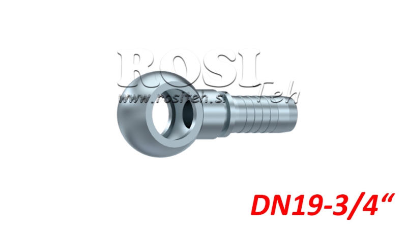 HYDRAULISK ØJEFORBINDELSE DN19-3/4