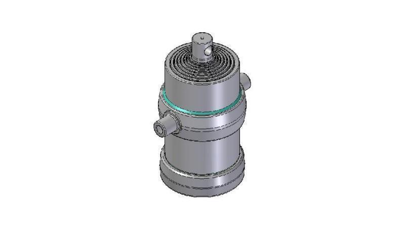 8022F -TELESCOPISK CYLINDER STANDARD/HUL 8 TRIN SLAG 2290 FI 215