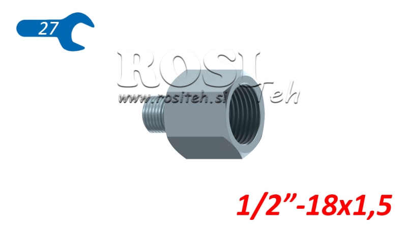 HIDRAVLIČNI ADAPTER MOŠKI-ŽENSKI 3/8 - 18x1,5