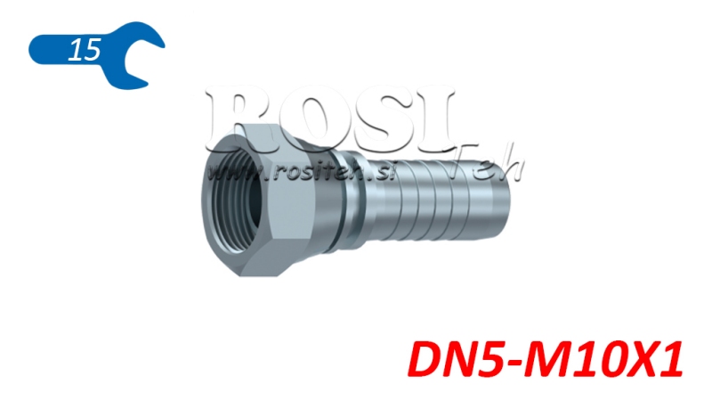 HIDRAVLIČNI PRIKLJUČEK BSP ŽENSKI DN5-M10X1