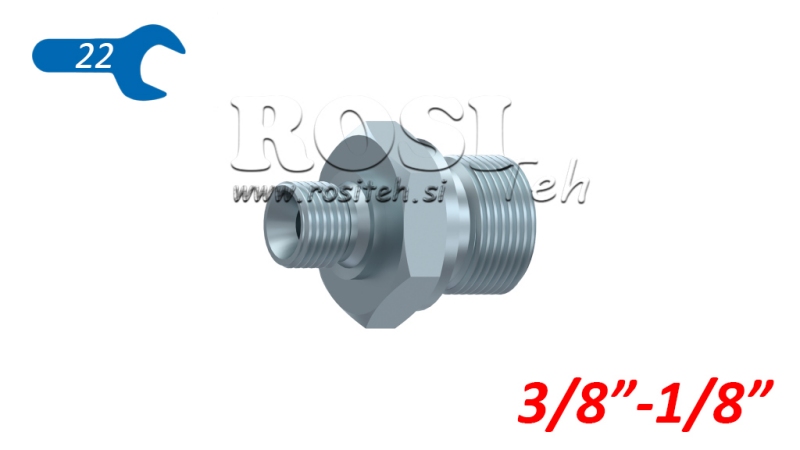 HYDRAULISK REDUCER BSP 3/8-1/8