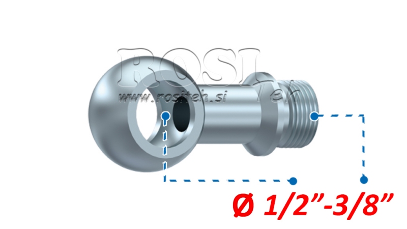 OČESNI PRIKLJUČEK 1/2 / 3/8