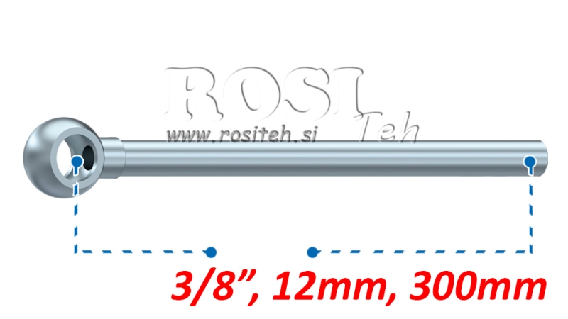 KOVINSKA CEV BANJO 3/8 300mm