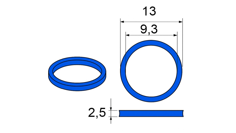 PAKNING TIL MULTI-FASTER KOBLING 1/4 MOBIL DEL