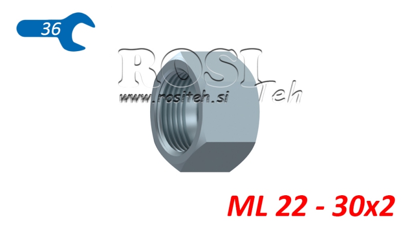 HYDRAULIKNUT ML 22 - 30X2