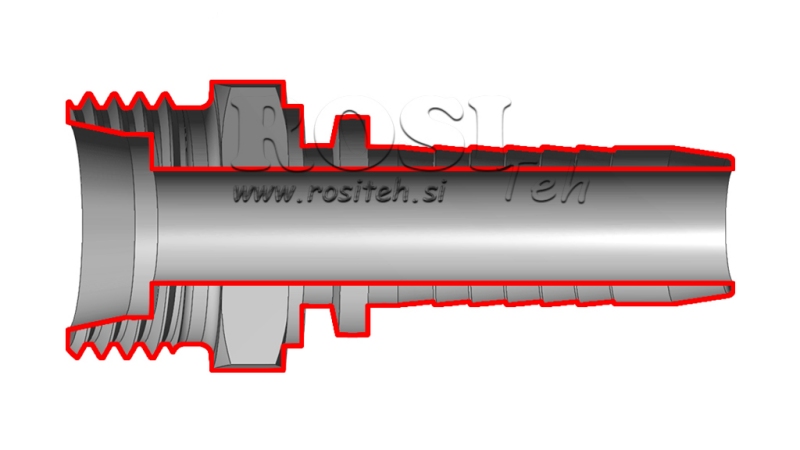 HYDRAULISK FORBINDELSE CES 10 HUN DN6-M18X1,5