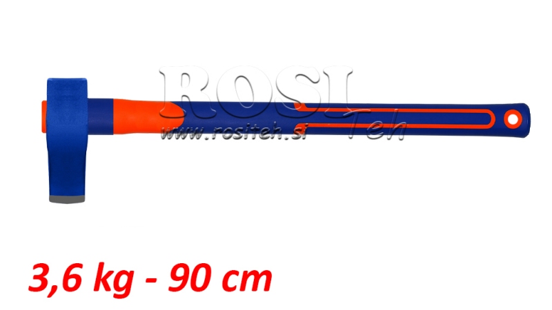 BRÆNDEØKSE MED KULFIBERHÅNDTAG - A623 3,6 kg - 90 cm