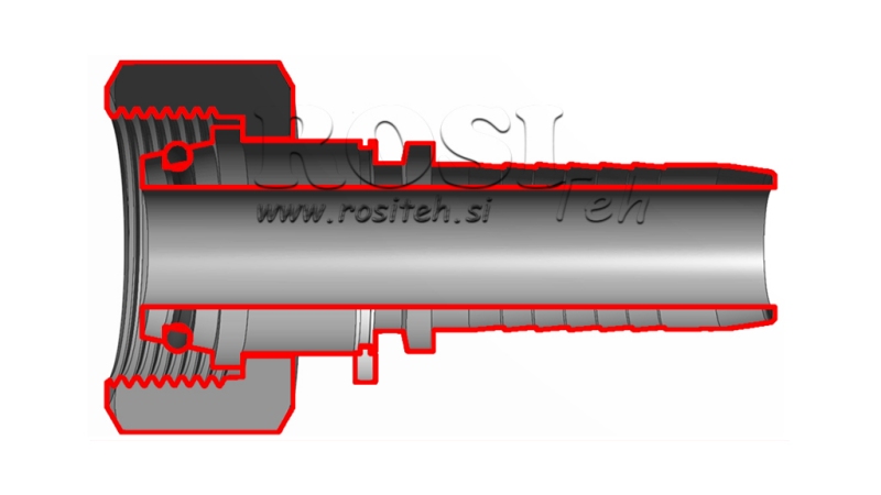 HYDRAULISK FORBINDELSE DKOS 16 S HUN DN12-M24X1,5