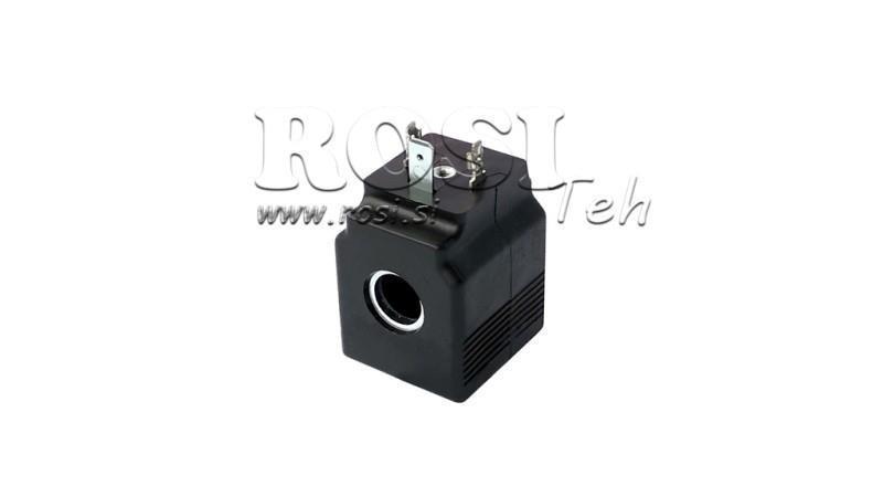 ELEKTROMAGNETISK SPOLE 12V DC - SAE08 - fi 13.2mm-38.6mm 22W IP65