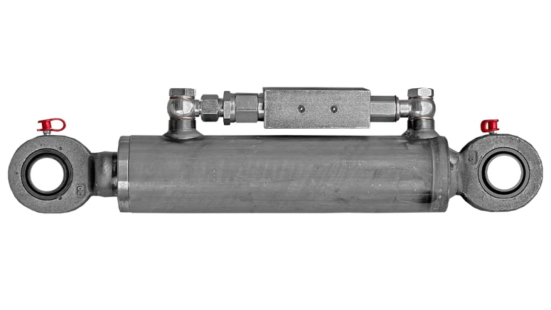 HYDRAULISK CYLINDER 60/40-165 MED OMSTILLINGSVENTIL – PLOG TIL JORDBEARBEJDNING