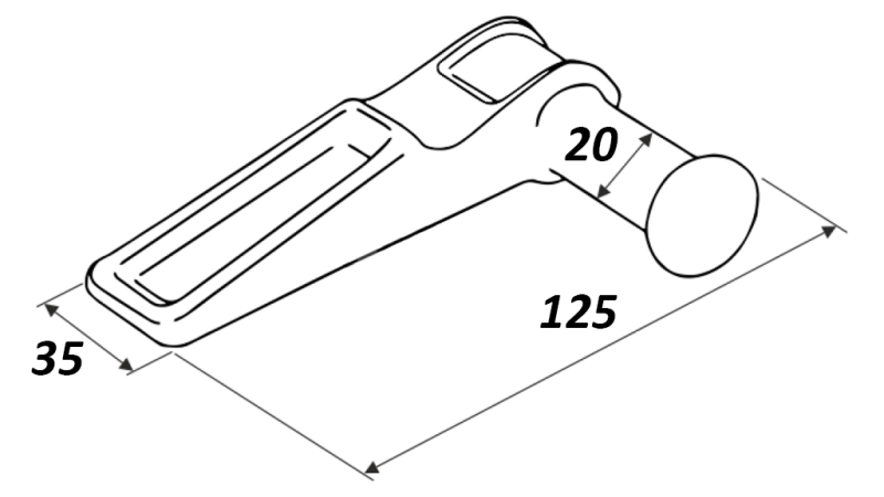 KLEMME TIL SIDELOCK TYPE MAROTTA HØJRE