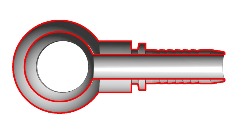 HYDRAULISK FORBINDELSE RNM ØJE DN6-M10X1