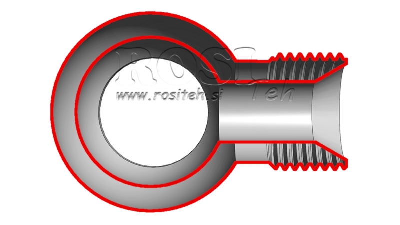 HYDRAULISK ØJEFORBINDELSE 1/2-1/2