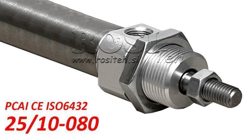 PNEUMATISK CYLINDER PCAI 25/10-080 CE ISO6432