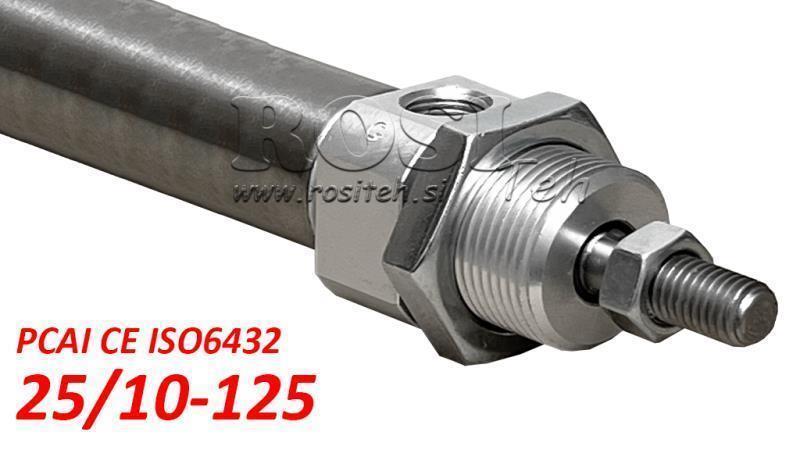PNEUMATISK CYLINDER PCAI 25/10-125 CE ISO6432