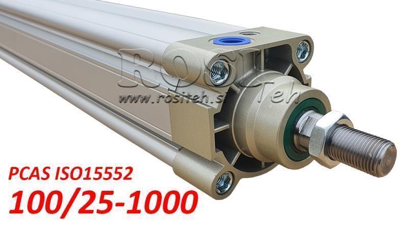 PNEUMATISK CYLINDER PCAS 100/25-1000 BE ISO15552