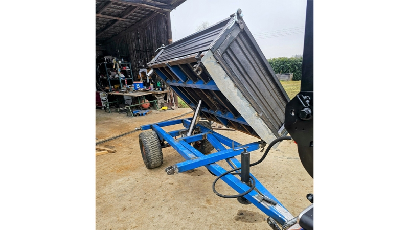 SIDE TIL DUMP TRAILER 6 MET. - HØJDE 350 mm