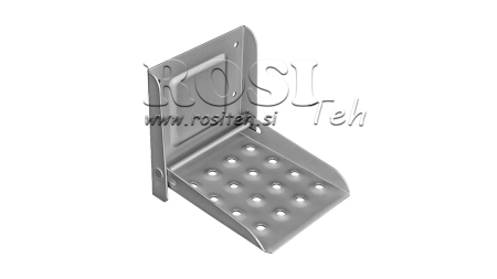 FOLDING STEP FOR TRAILER GALVANIZED