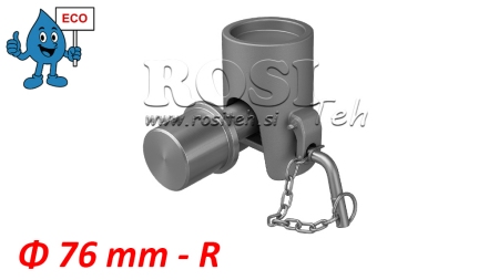 KUGLE TIL TIPPER CAISSON Φ76 HØJRE ECO