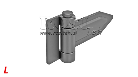 TRIANGULÆR TRAILER SIDE PANEL HENGSEL - STOR