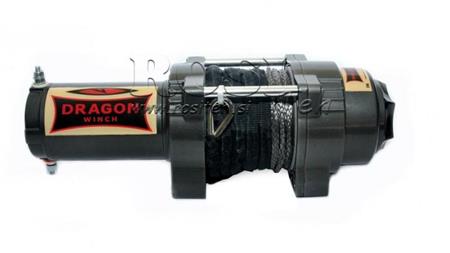 12 V ELEKTRISK WINCH DWH 3500 HD - 1588 kg - SYNTHETISK REB