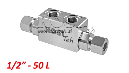 BLOCKVENTIL VBPDE 1/2 - 50LIT