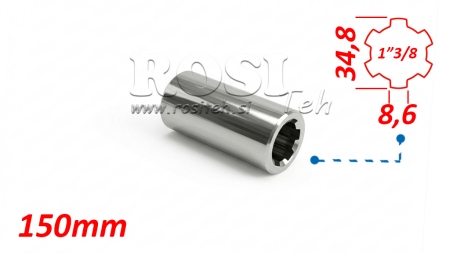 KARDANADAPTER BØSNING 1-3/8 (150 mm)