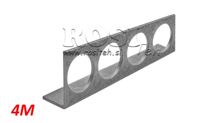 HOLDER TIL HUN HURTIGKOBLING PUSH PULL 4M