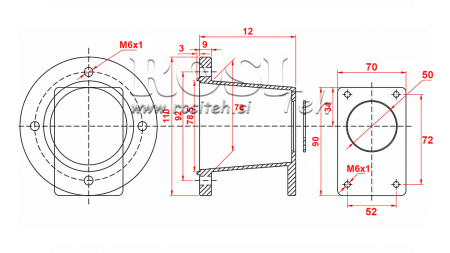 FORBINDINGSKIT BENZ. MOTOR + PUMPE GR.1