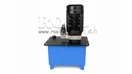 MINI HYDRAULISK POWER-PACK 380V AC (4 kW) - 8 cc - 12 lit/min - tank 25 lit