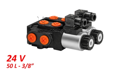 8 potni ventil 3/8 24V - 50lit